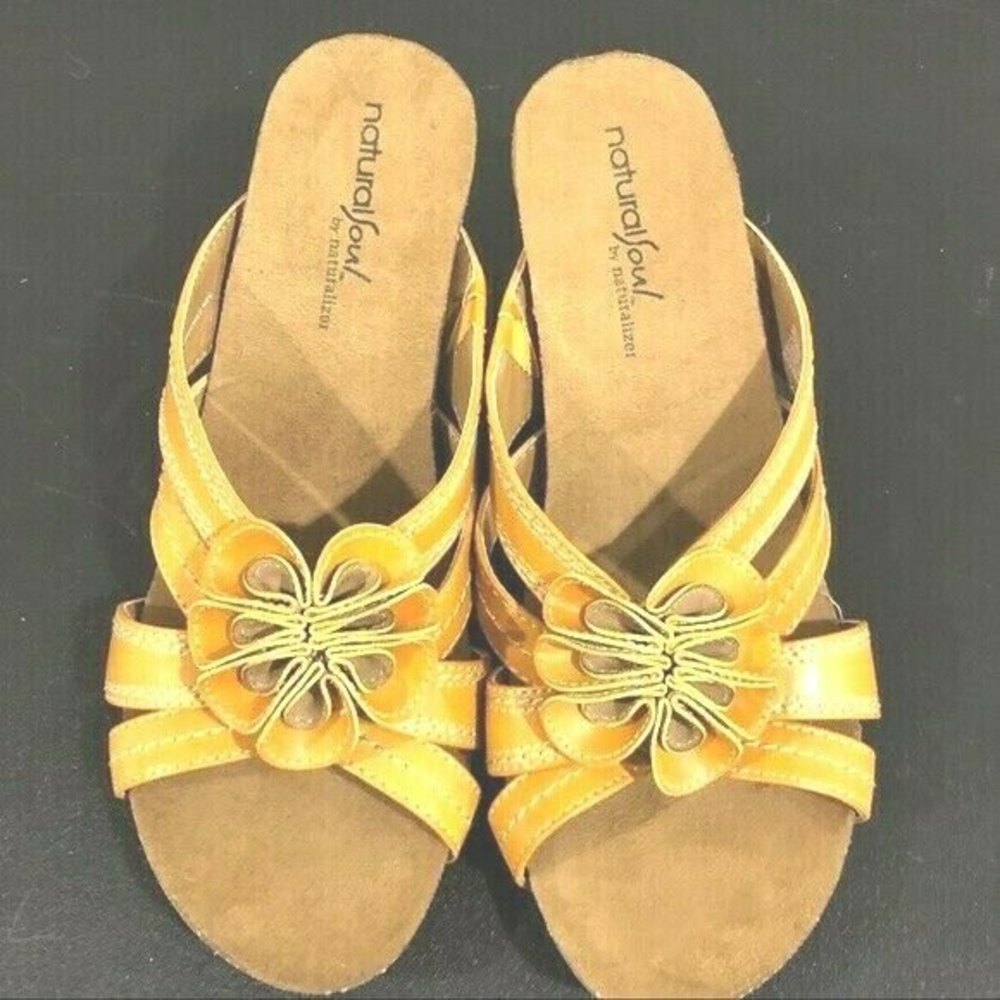 NEW Natural Soul Eily-10 Curry Spice Wild Rice Sandal Size 7M Vaca Cottagecore